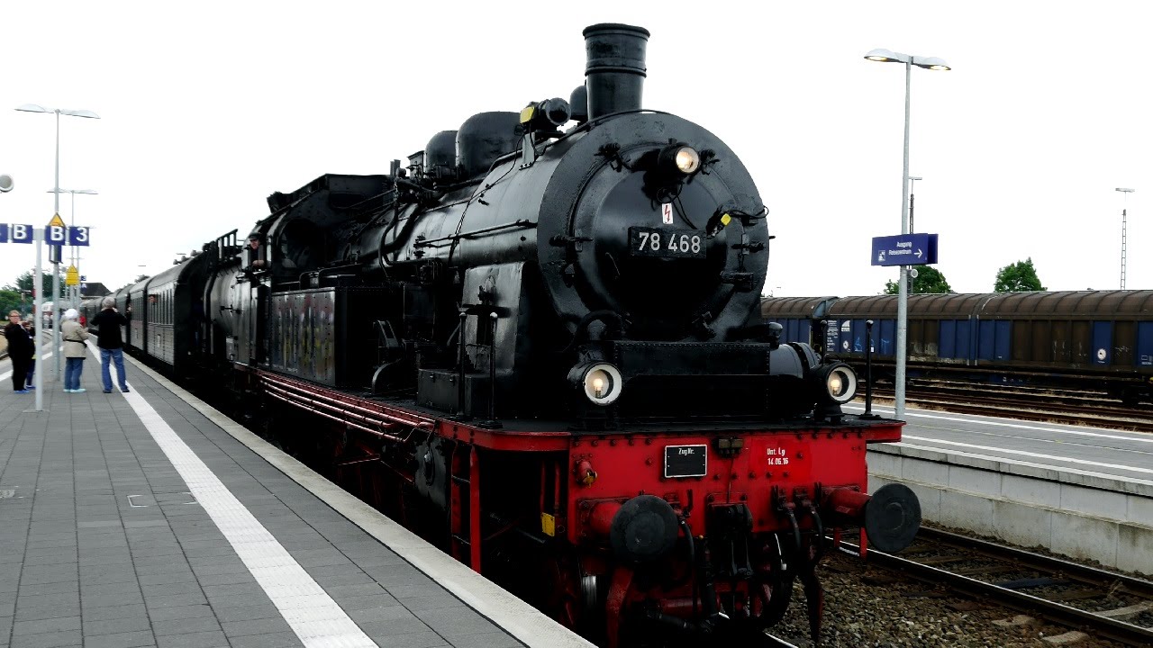 Nostalgiezug von Hamburg nach Sylt mit einer 1924er Dampflok