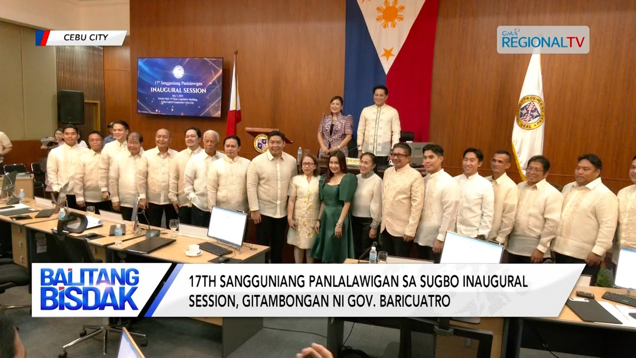 Balitang Bisdak: 17th SP sa Sugbo Inaugural Session, gitambongan ni Gov. Pam Baricuatro