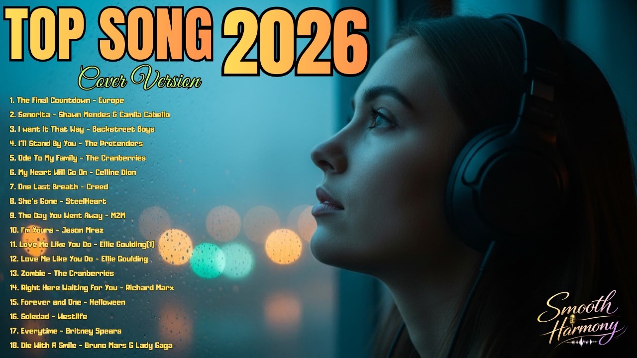 English Cover Songs 🎙️ Best Songs 2026 & Hot Hit Pop Music | Smooth Harmony