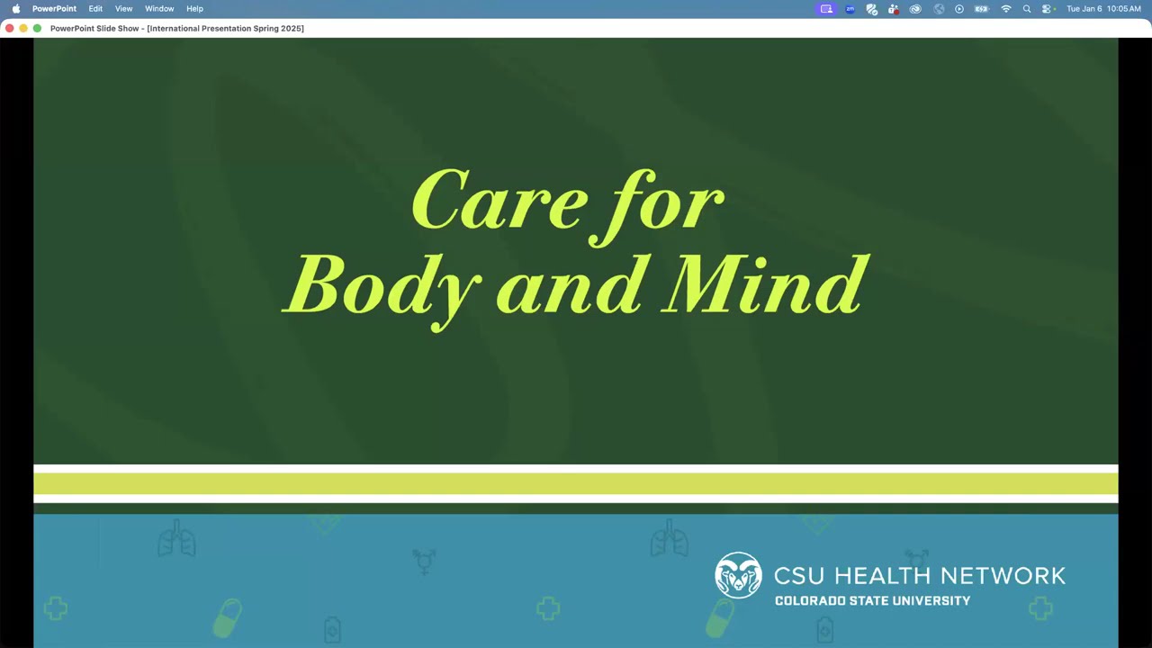 Spring 2026 ISSS Orientation: CSU Health Network