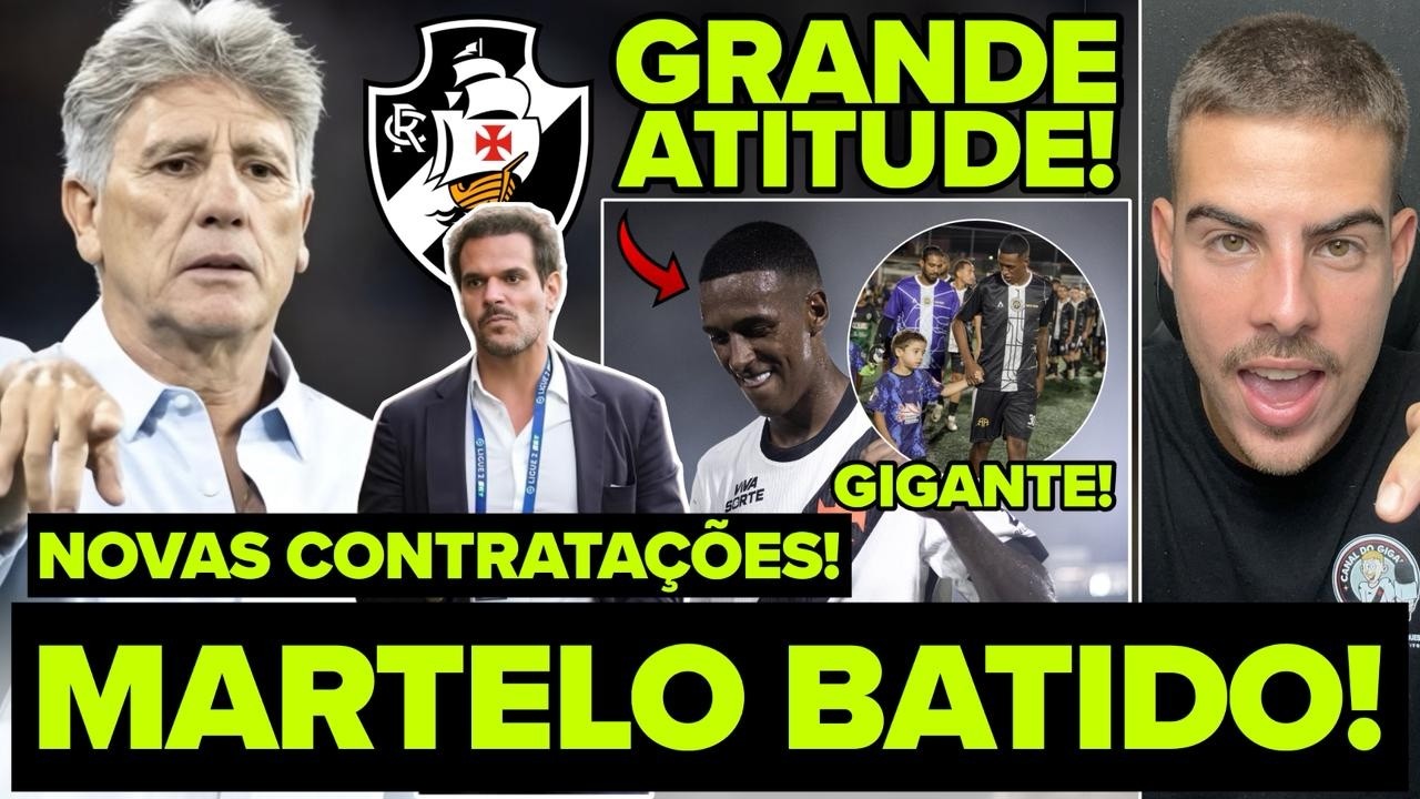 MARTELO BATIDO! VASCO TOMA DECIS&Atilde;O! &Uacute;LTIMA SEMANA DE CONTRATA&Ccedil;&Otilde;ES! GRANDE ATITUDE DE ROBERT RENAN!