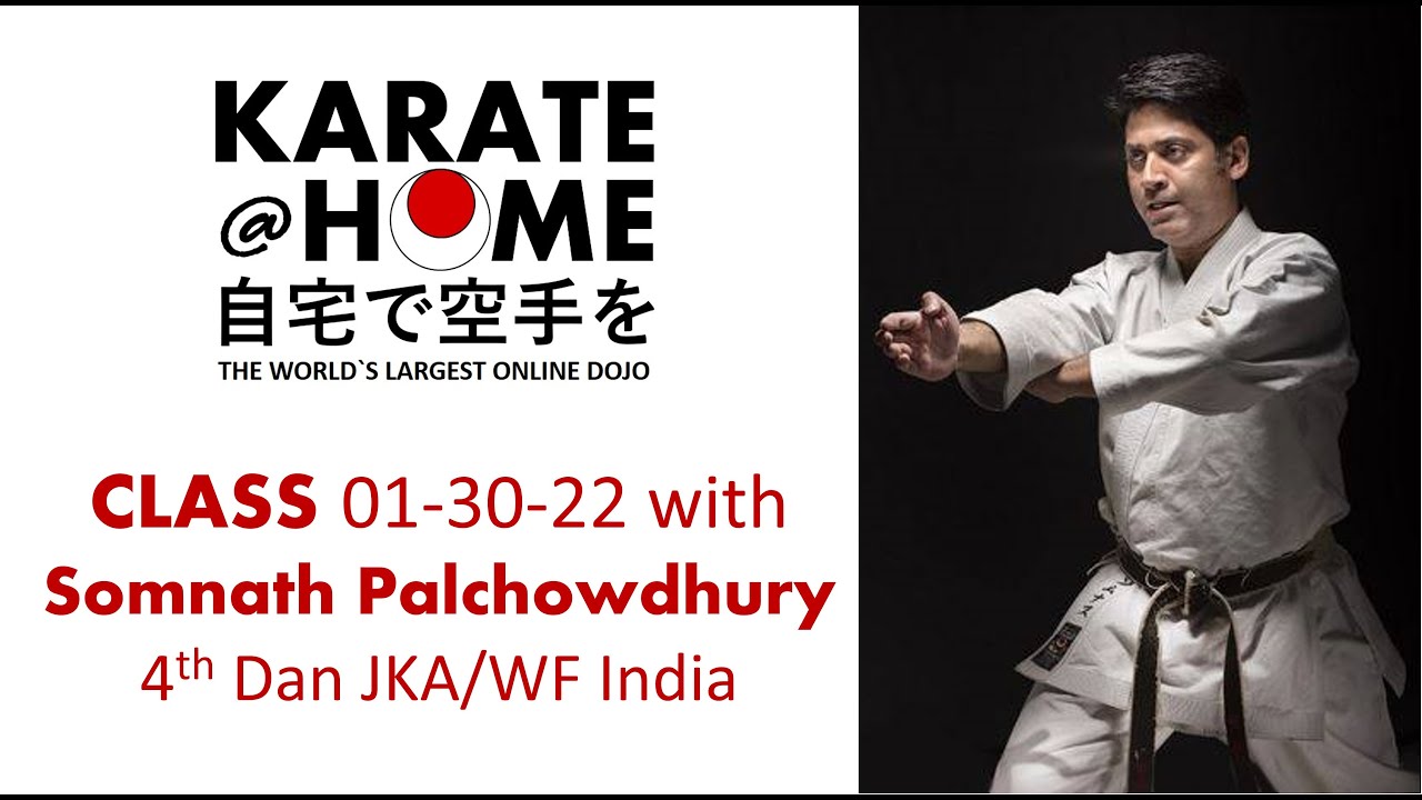 Karate@Home class 01 30 22 with Somnath Palchowdhury