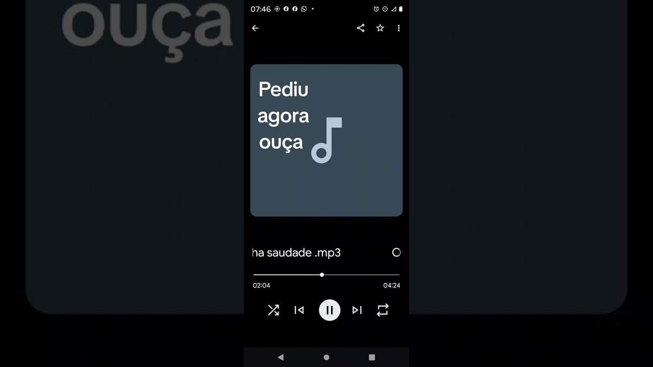 Com uma saudade sem fim....Música Nova, feita com retalhos de outras, tudo minhas.. continua autoral