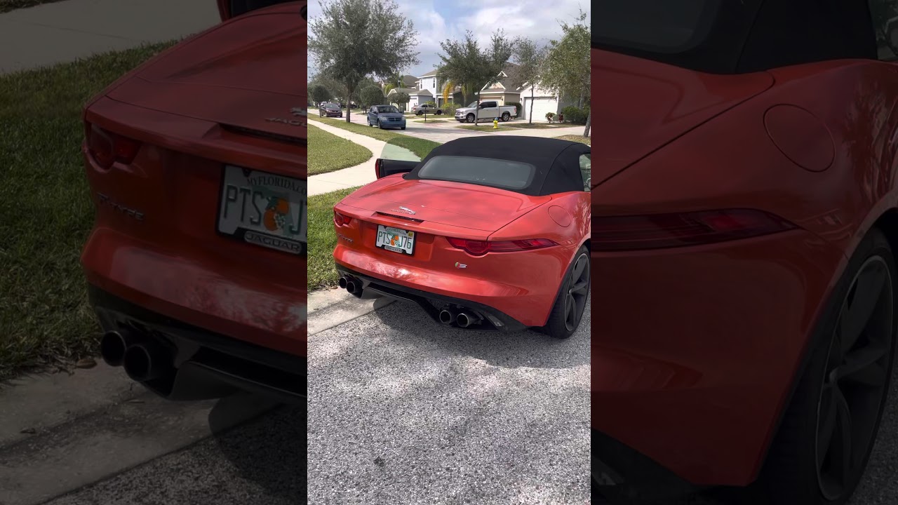 Jaguar F type V8s Cold Start