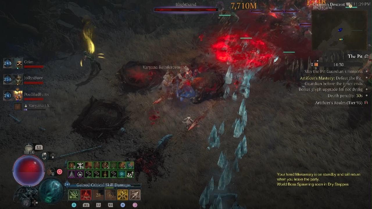 Grimmies having fun with walls lol