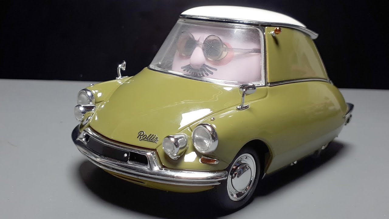 1/24 Rollis Citroen DS Pio by Kemelife plastic tooned car model toy