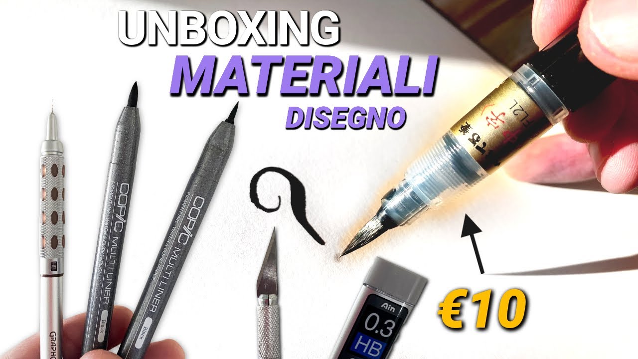 Ho preso la penna di KIM JUNG GI: UNBOXING MATERIALI DA DISEGNO