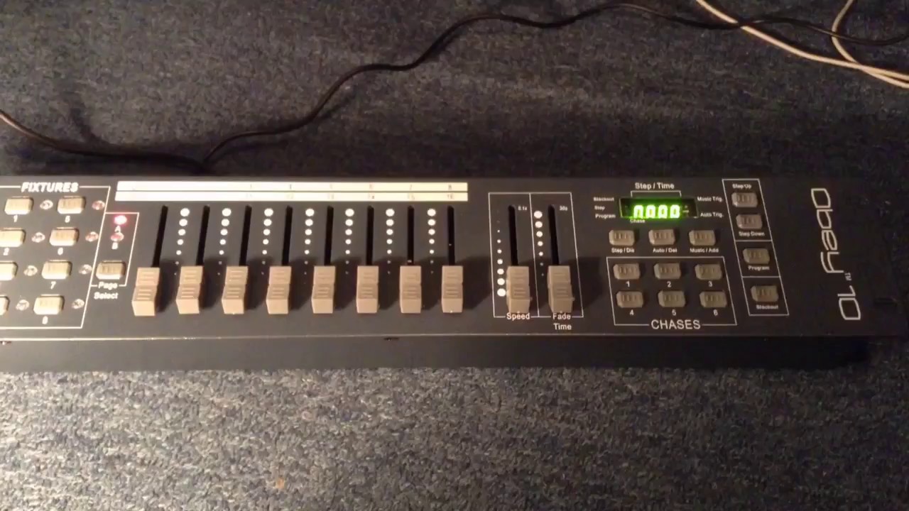 how to use a chauvet obay 10 part 1