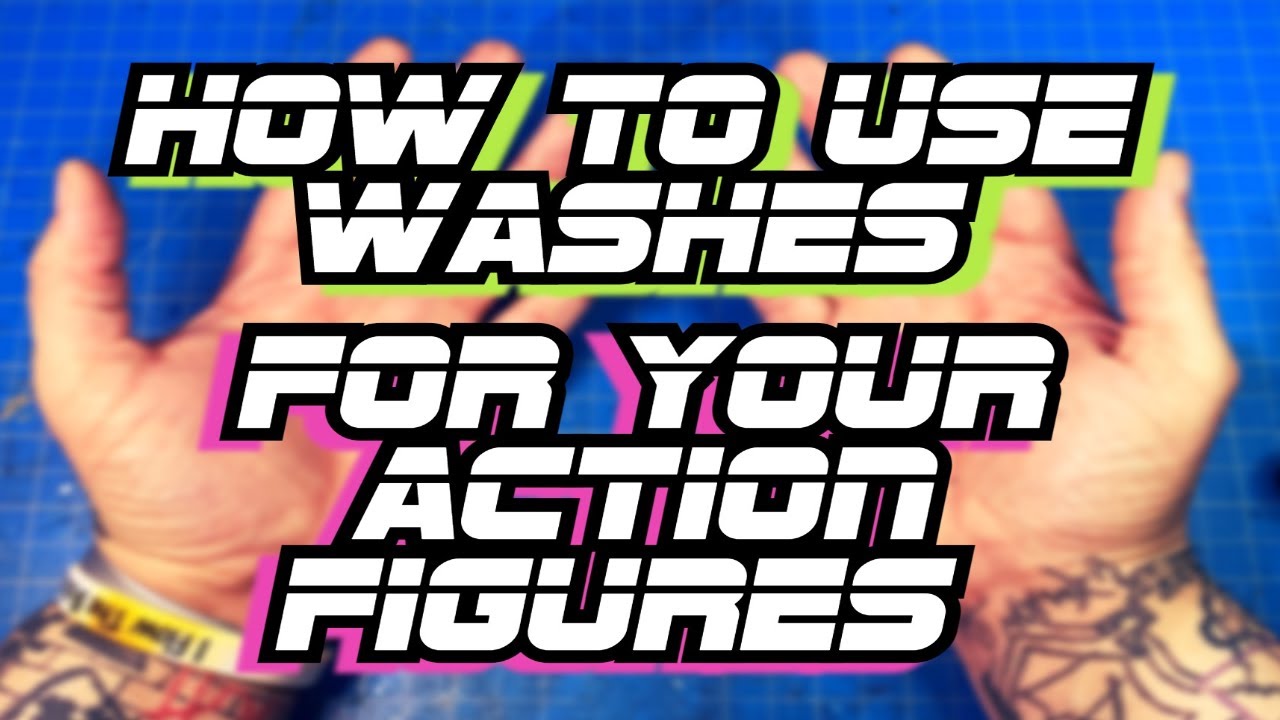 How To Make and Use Washes For Custom Action Figures!!