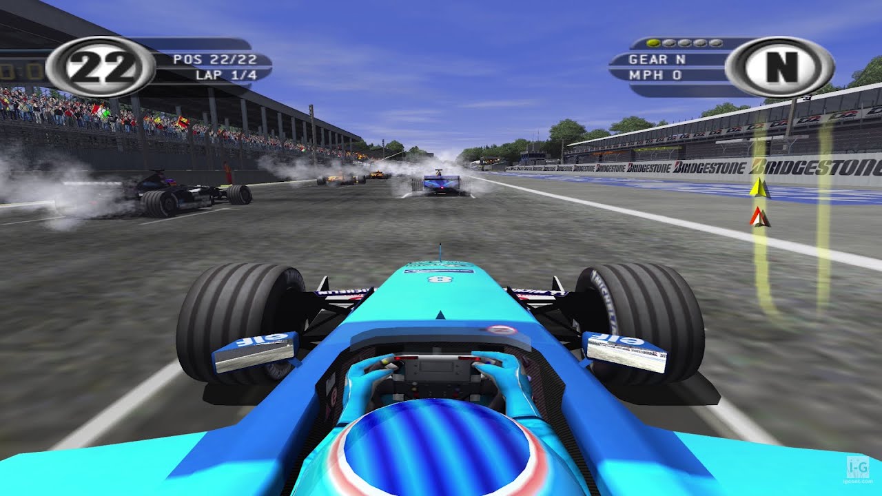 F1 2001 - PS2 Gameplay (4K60fps)
