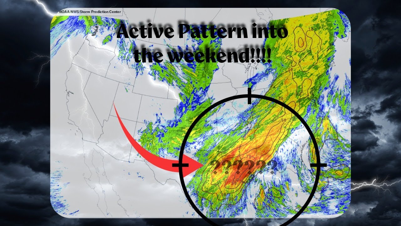 Busy pattern into the weekend! #weather #severeweather #flooding