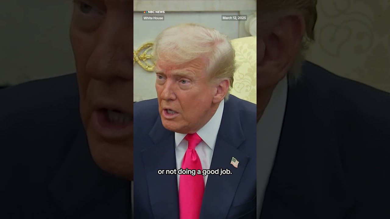 Trump says he feels 'very badly' for fired federal workers but 'many of them don't work at all'