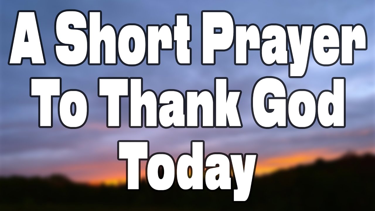Prayer of Thanksgiving & Gratitude for God’s Goodness | Morning Prayer