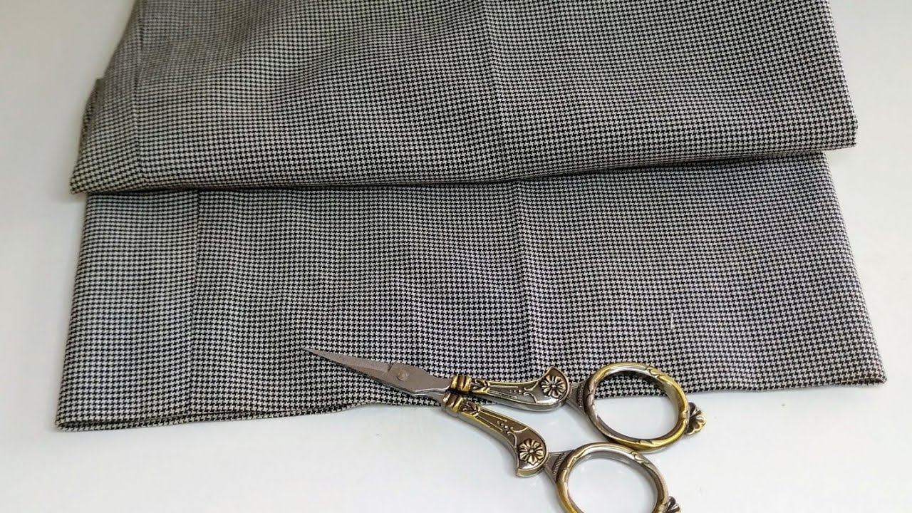 KUMAŞ PANTOLON PAÇASI,KISALTMA TEKNİĞİ, BASKI VE HİRİSTO TEĞEL.FABRIC TROUSERS SHORTENING TECHNIQUE￼