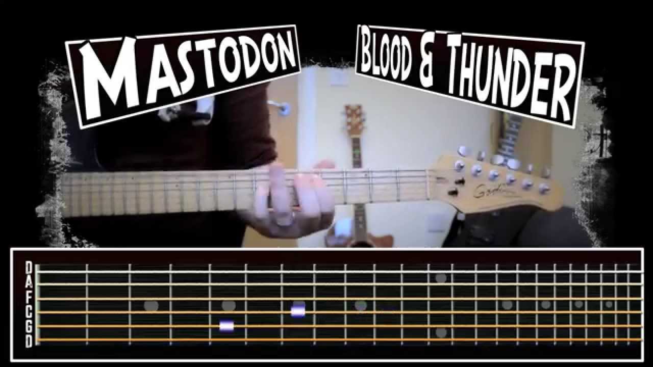 Mastodon - 5 Top Guitar Riffs! Learn To Play