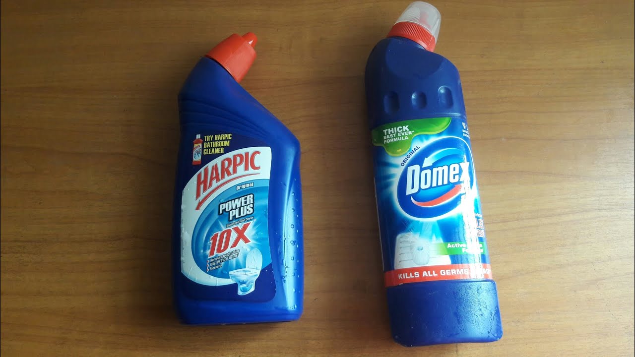 HARPIC VS DOMEX. WHICH IS BEST .BATHROOM EASY CLEANING