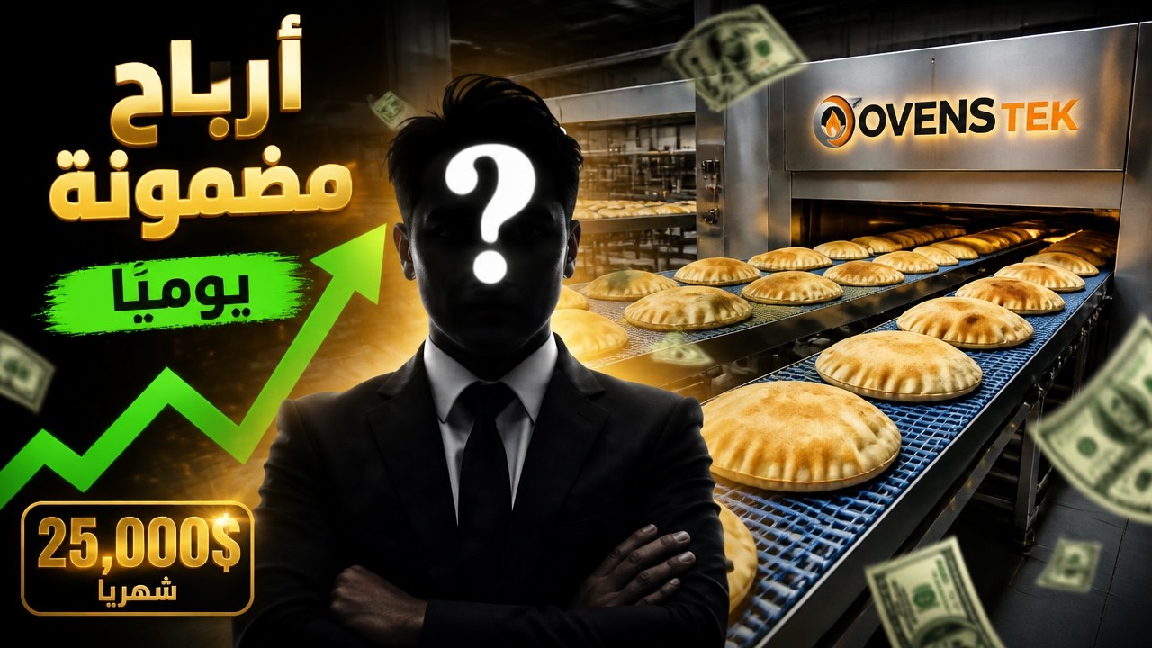 ماهي ارباح افران الخبز الآلية ؟ هذه هي ارباح المخابز الآلية - #ovenstek #خبز_عربي
