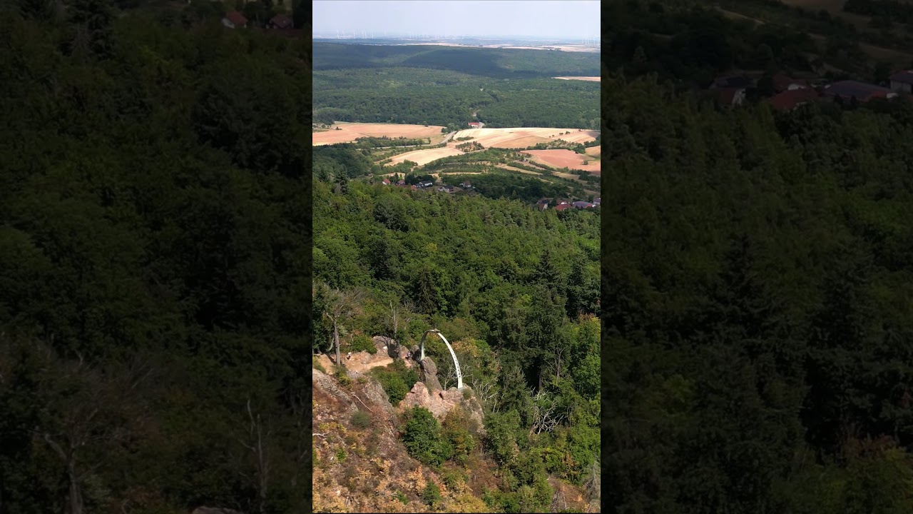 The Adlerbogen at Moltkefels on the Donnersberg in Rheinland Pfalz, Germany
