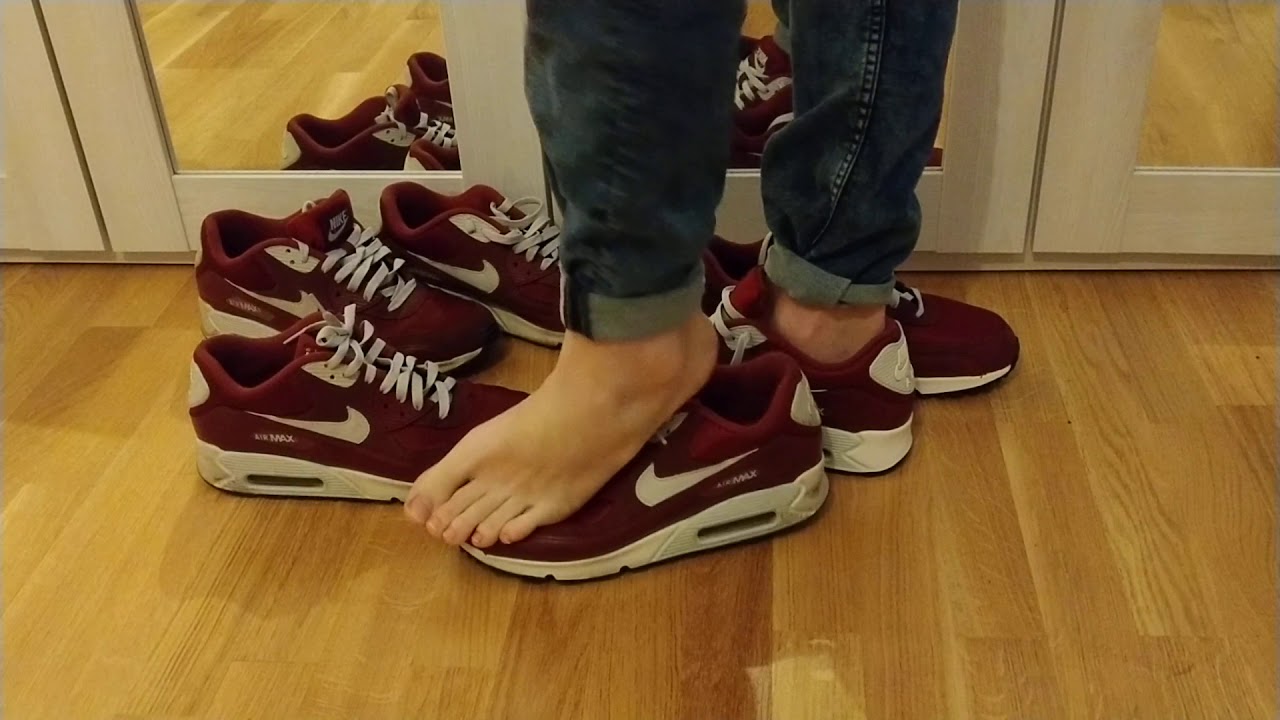 Nike Air Max 90 sockless asmr