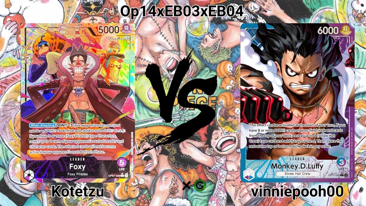Road to Bonn | Purple Foxy vs Blue-Purple Luffy | OP14 EB03 EB04 Meta Training