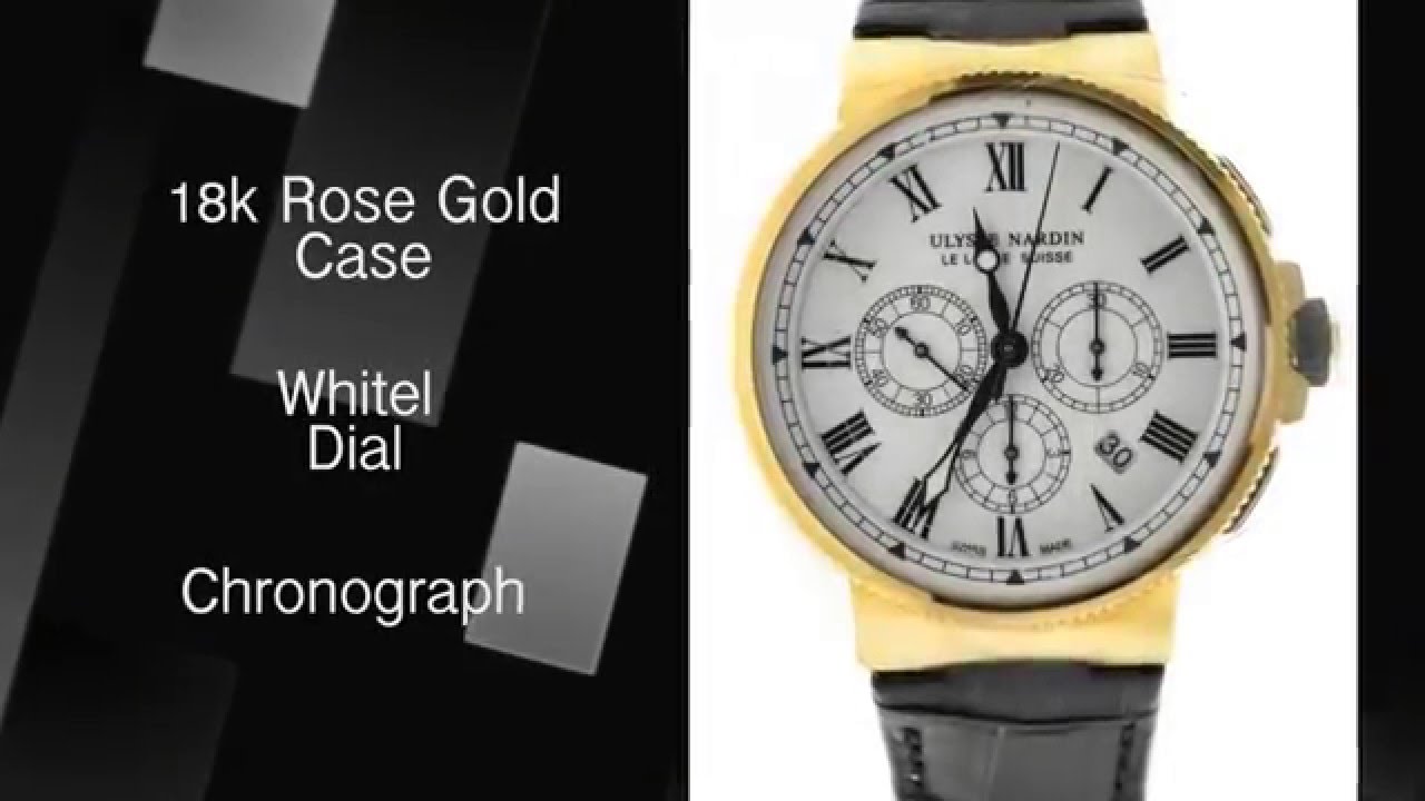 Ulysse Nardin Marine Chronometer Chronograph Watch