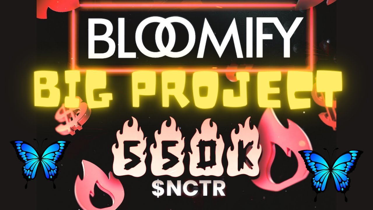 🌺🔥 BLOOMIFY  BIG PROJECT BURN 550K 🔥🌺 #bloomify  #giveaway #dapp #roi #drip