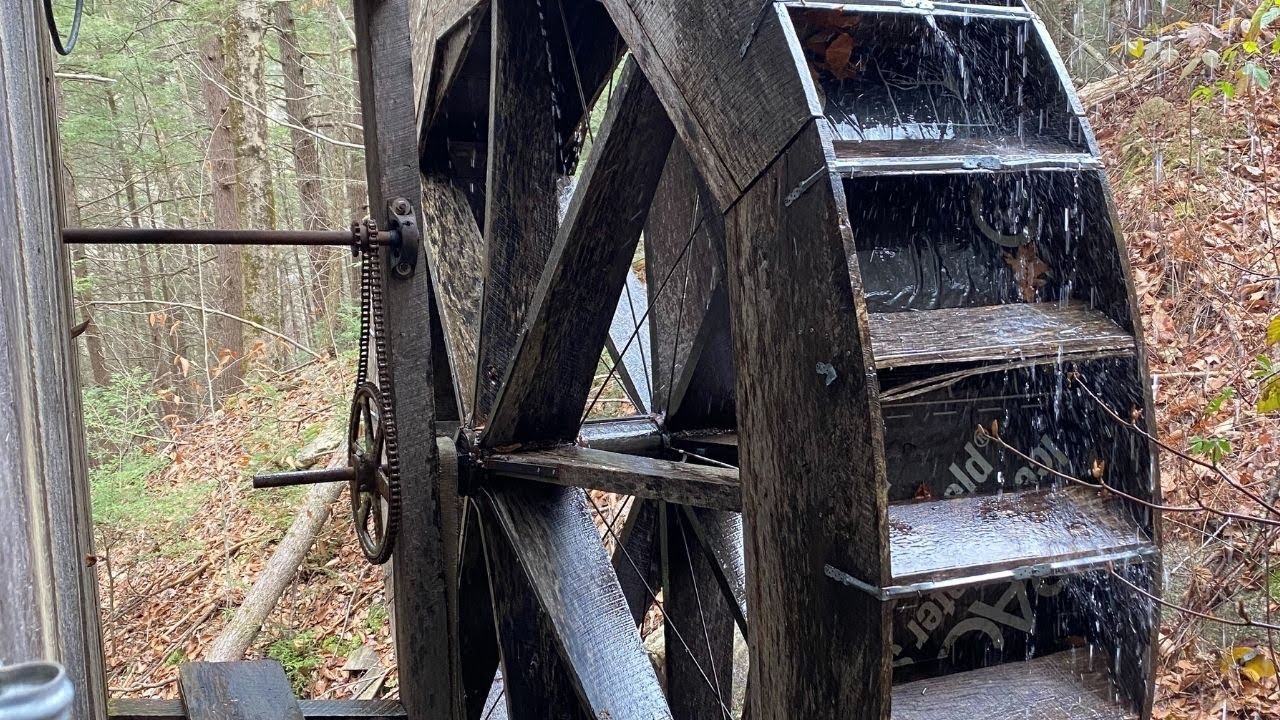 Water Wheel Powered Cider Mill