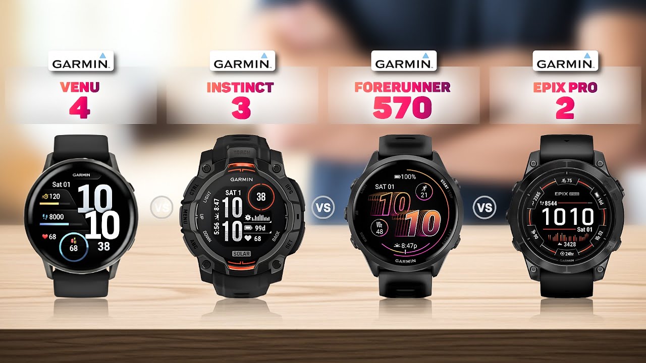 Garmin Venu 4 против Instinct 3 против Forerunner 570 против Epix Pro Gen 2 🔥 Обзор основных хара...