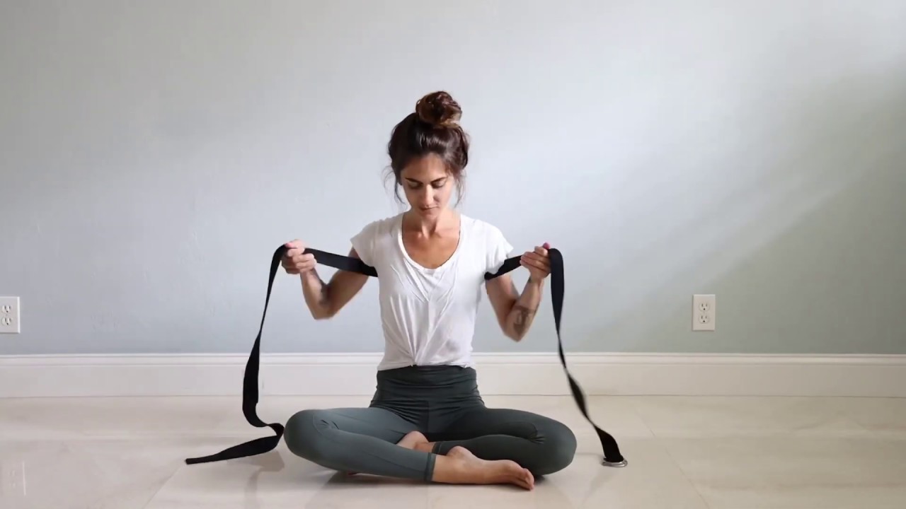 Posture Hack: a Yoga Strap for a Happier Back