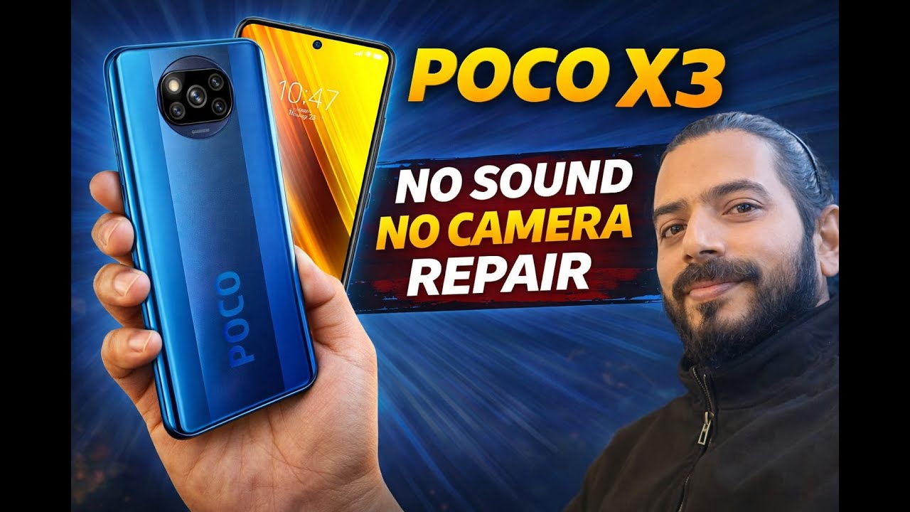 Poco X3 No Sound & Front Camera Problem Fixed | Speaker & Camera Repair | Chip Level Repair