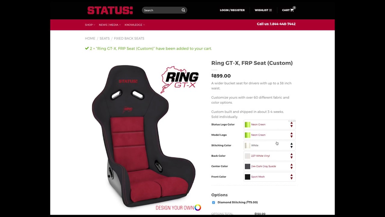 STATUS: Seat Builder How To