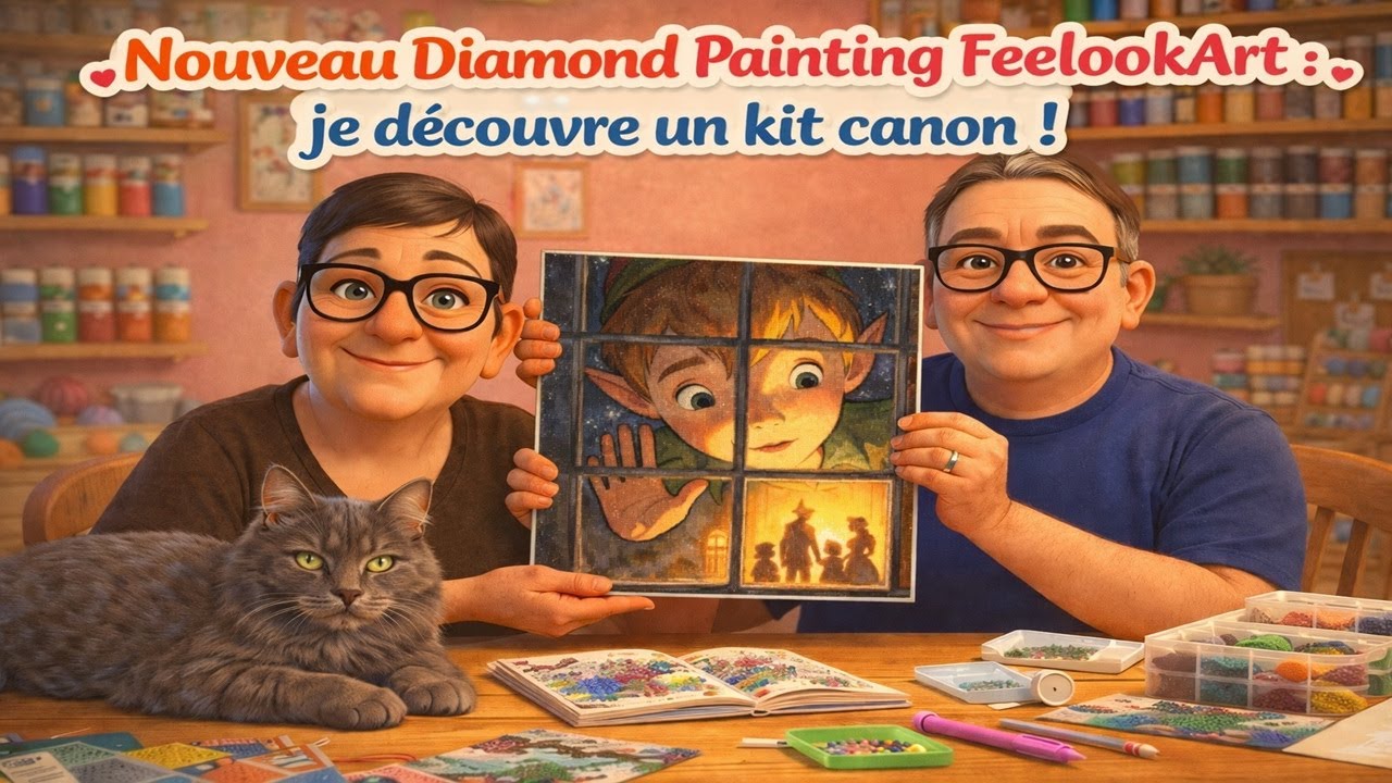 Nouveau Diamond Painting FeelookArt  je découvre un kit canon