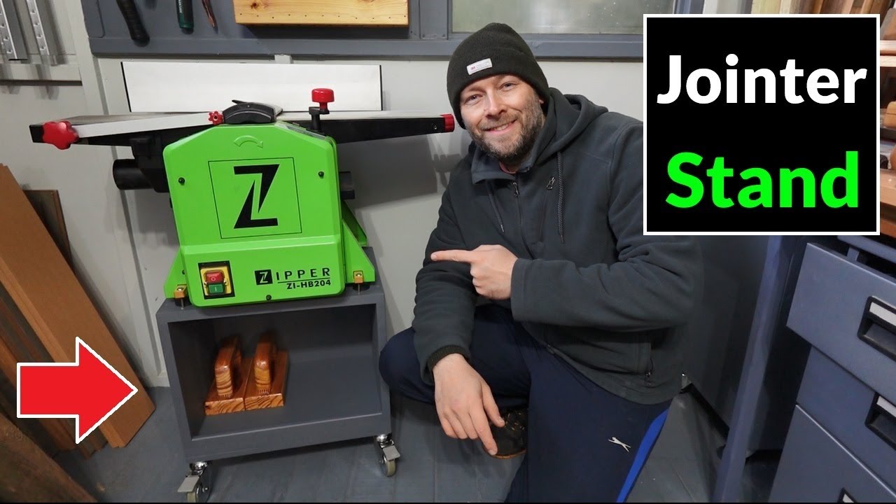 Making a Mobile Stand for the Planer Thicknesser (Model: Zipper ZI-HB204)