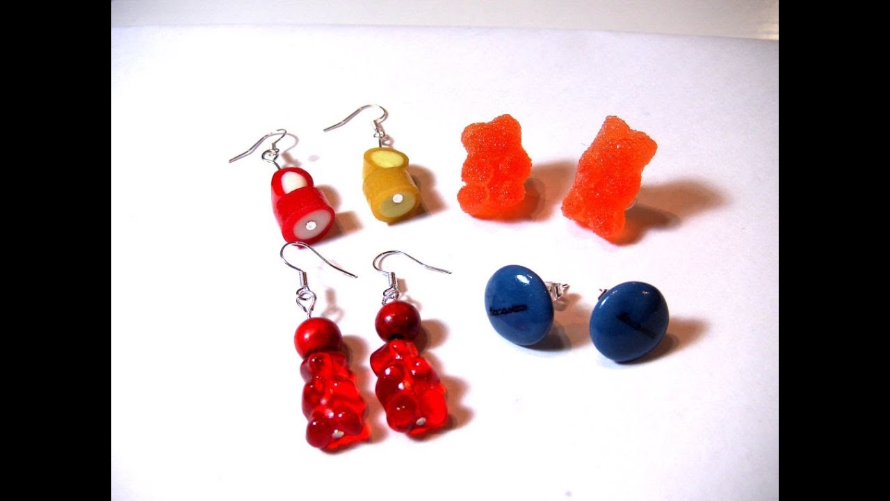 Bisuteria Manualidades - Hacer pendientes con gominolas