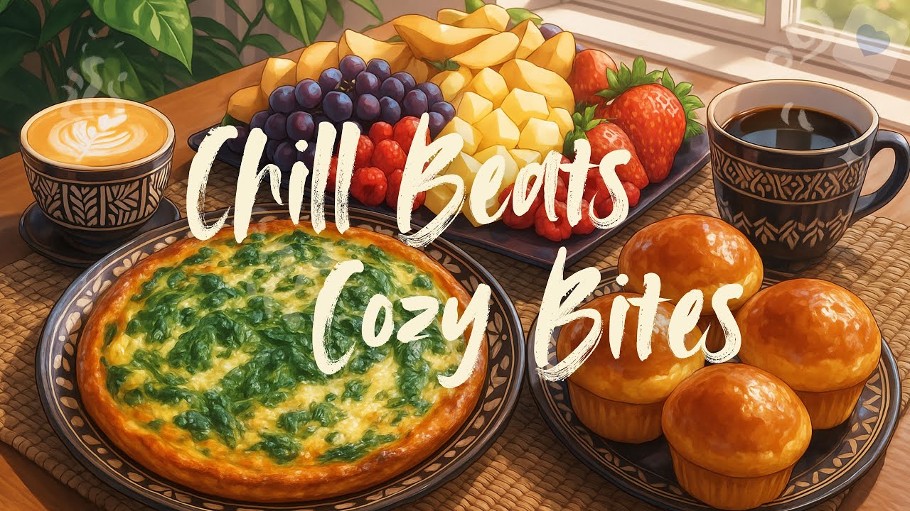 Digital Dining Table | Lofi & Food Visual for Peace