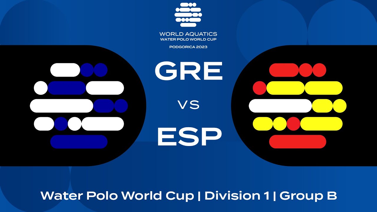 LIVE | Greece vs Spain | Water Polo World Cup 2023 | Group B