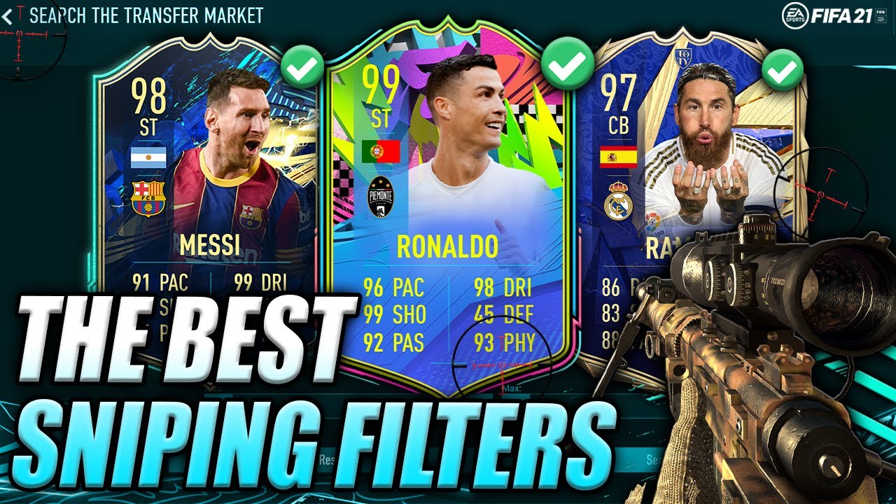 THE BEST SNIPING FILTERS IN FIFA 21!!! HOW TO MAKE 50K AN HOUR IN FIFA 21!!! FIFA 21 SNIPING FILTERS