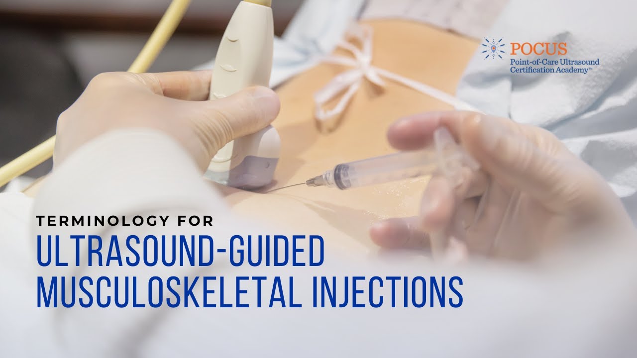 Terminology for Ultrasound-Guided Musculoskeletal Injections
