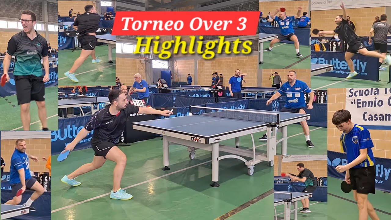 Torneo OVER 3 a CASAMASSIMA(Ba)|MY HIGHLIGHTS🏓