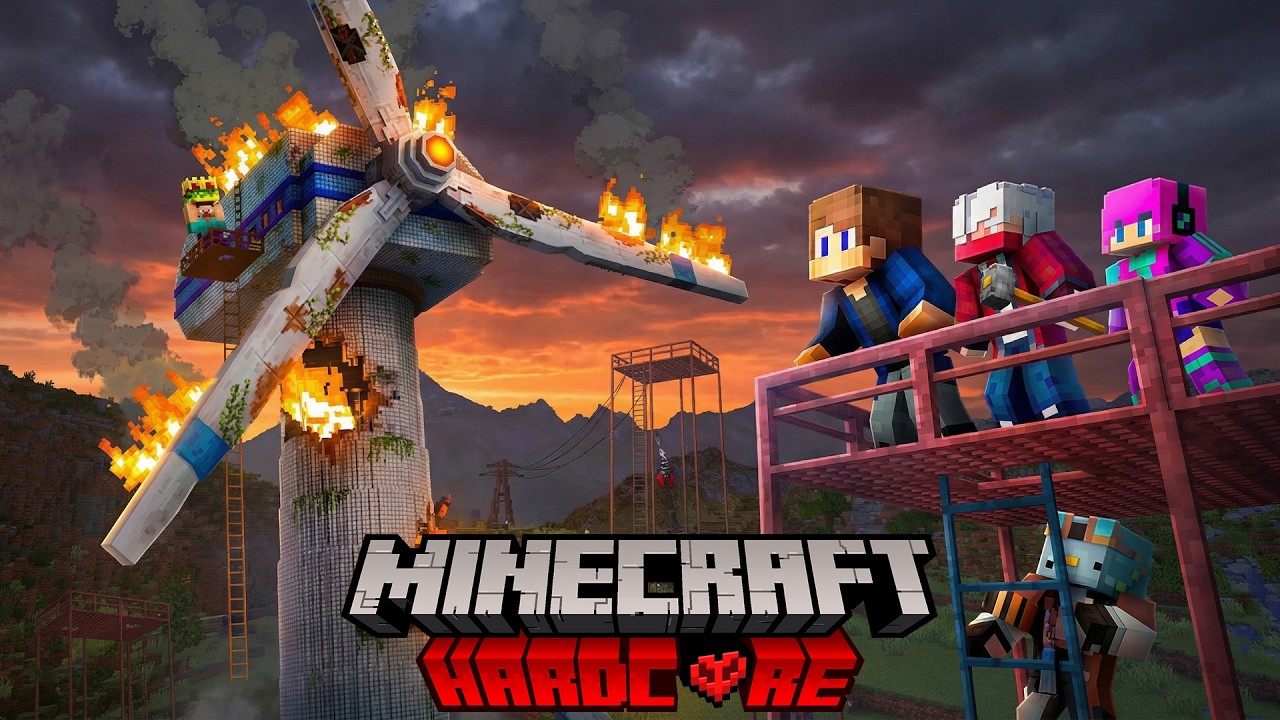 SINH TỒN 100 NGÀY Minecraft Hardcore Bị Bắt Vào Show Sinh Tồn Thực Tế
