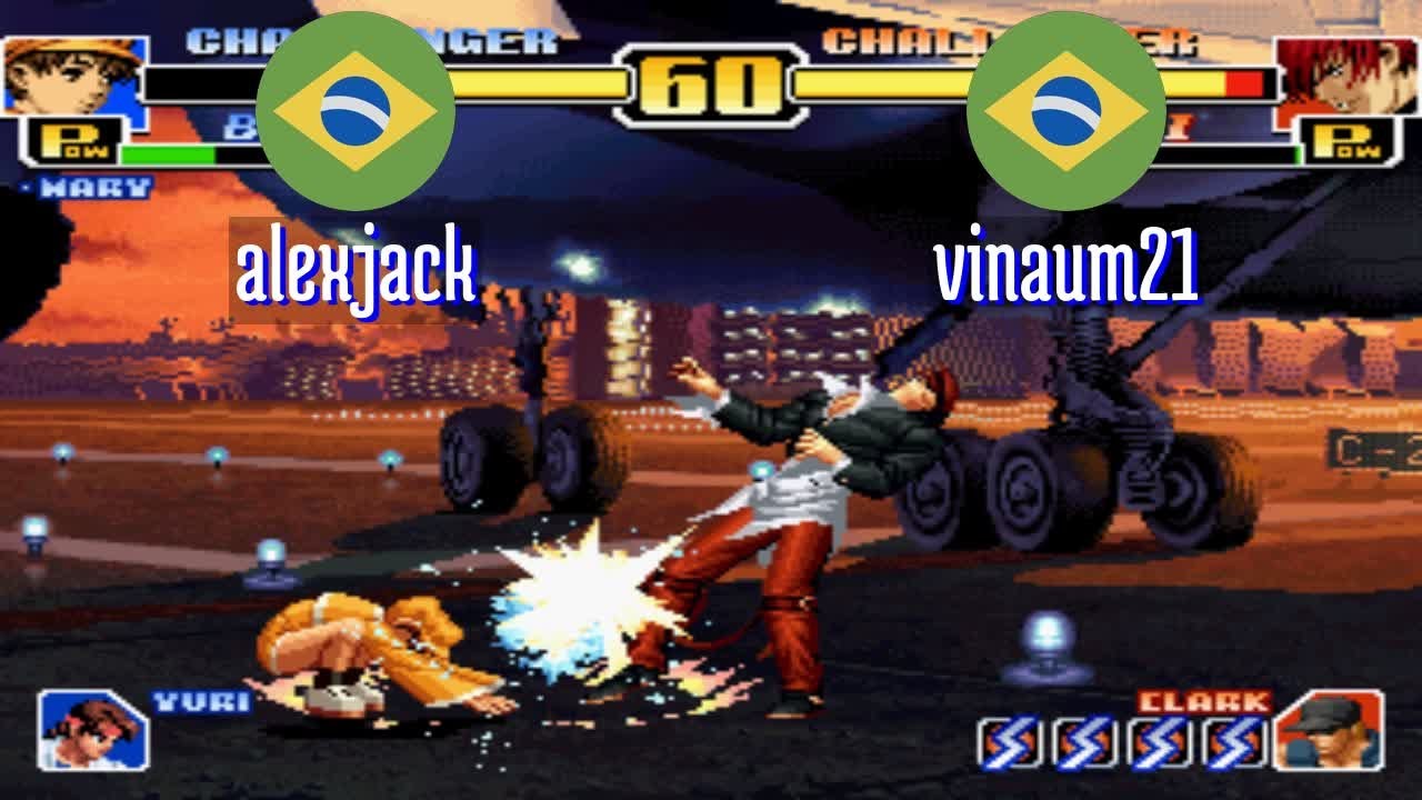 FT5 @kof99: alexjack (BR) vs vinaum21 (BR) [King of Fighters 99 Fightcade] Sep 28