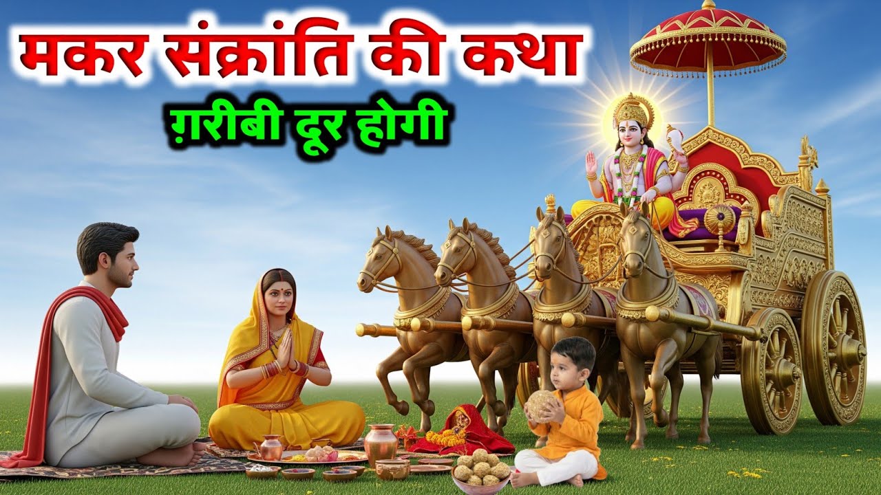 मकर संक्रांति की कथा जरुर सुने,ग़रीबी दूर होगी | Surya Bhagwan Ki Kahani | Makar Sankranti 