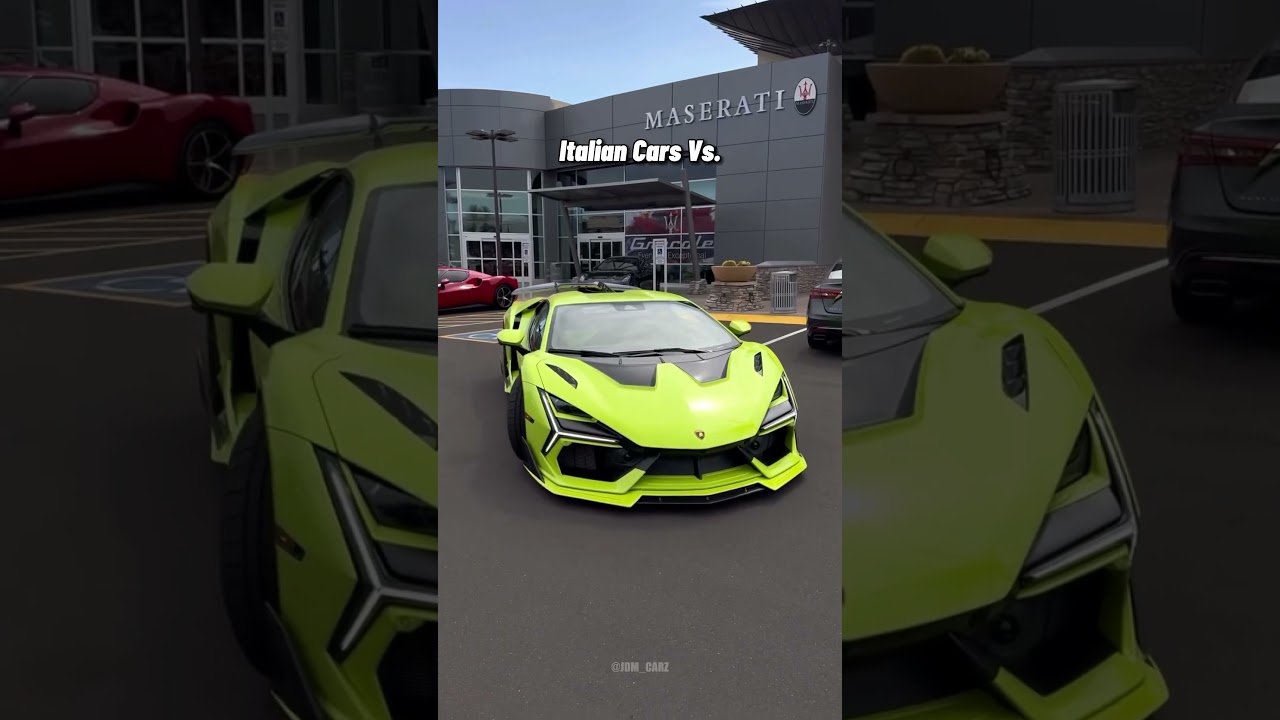 Italian Cars Vs.... 