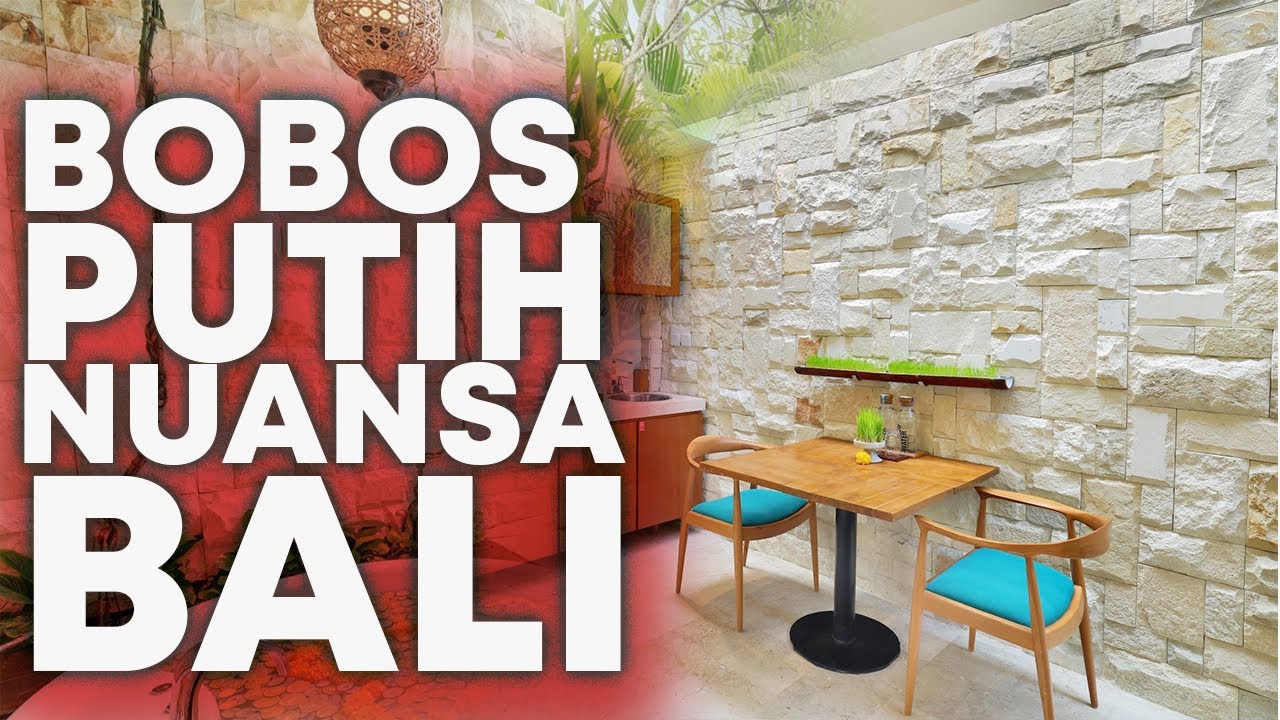 Villa Nuansa Bali Berpadu dengan Batu BOBOS ALAMI - Batu Alam Jakarta | MUGHNI STONE