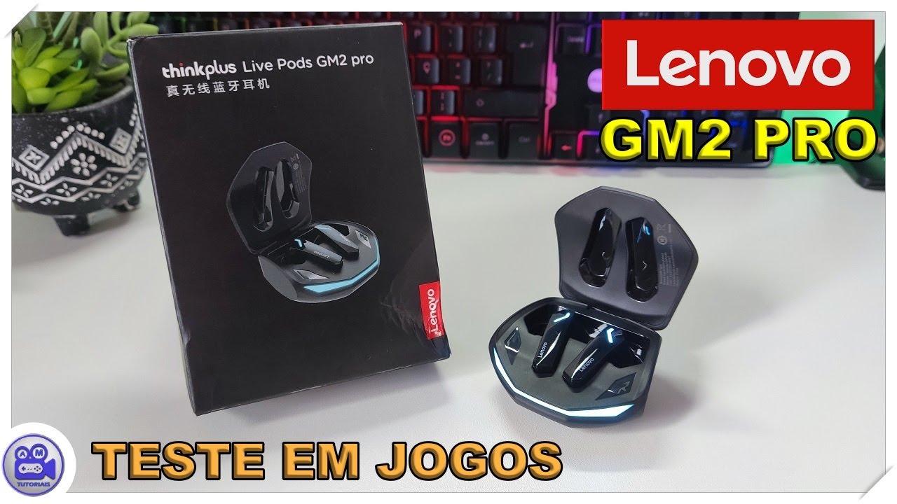 LENOVO THINKPLUS LIVE PODS GM2 PRO | fone GAMER LENOVO | LENOVO o melhor fone GAMER