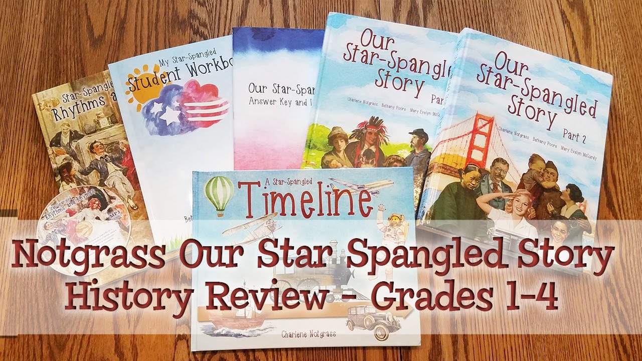 Notgrass Our Star-Spangled Story Homeschool History Review, Grade 1 2 3 or 4
