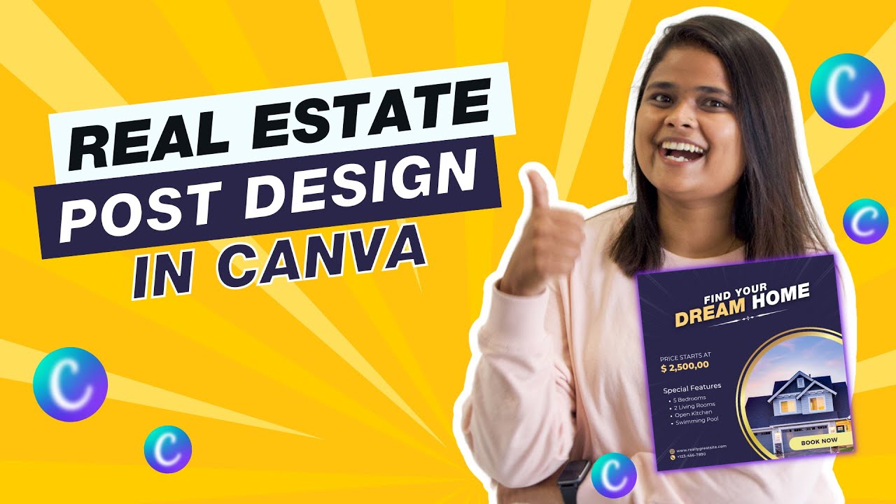 Real Estate Post Design In Canva
