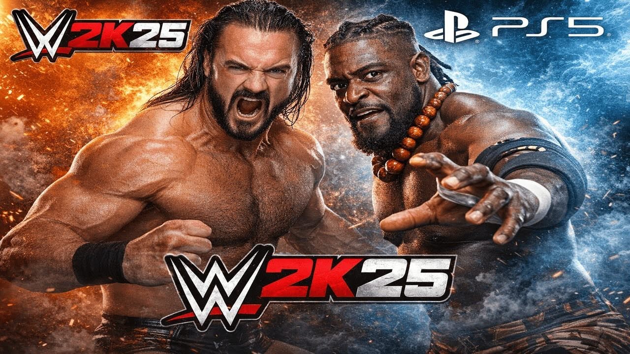 OBA FEMI vs DREW McINTYRE @WWE2K25 PS5 Match 4K60 #wwe #shorts #viral  Don't Forget to Subscribe🔔👈