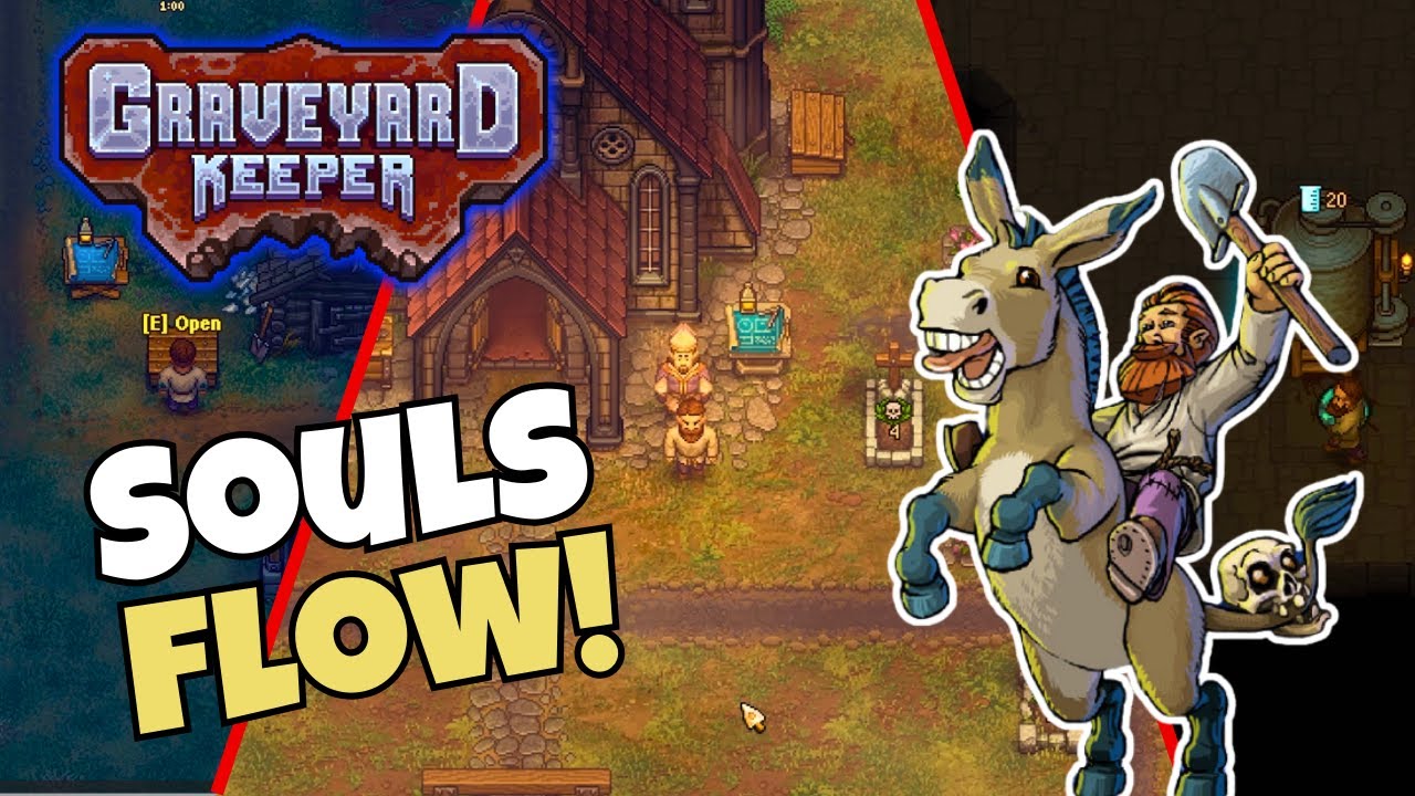 Letting Zombies Mine and Souls Flow! Graveyard Keeper
