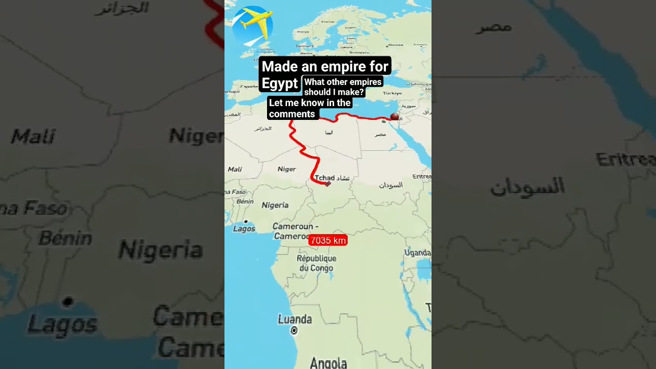 Egyptian empire #viral #geography #countries #entertainment #map #mapping #africa #egypt